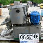 USED: Prodex Henschel High Intensity Mixer, approximate 150 liter, 5 cubic feet, 316 stainless steel. Carbon steel jacketed bowl 23-1/2