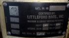 Used Stainless Steel Littleford High Intensity Lab Mixer, model W-10