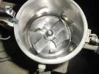 USED: Littleford high intensity lab mixer, model W-10. 10 liter (.25 cu ft) working capacity, .4 total, stainless steel. Carbon steel jacketed bowl 9
