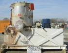 Used Littleford High Intensity Mixer, Model W-1500, 32 Cubic Feet Working Volume (51 Total), 304 Stainless Steel. 47-1/2'' diameter x 56'' deep carbon steel jacketed bowl. Swing away top cover with b...