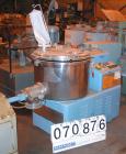 USED:Lodige high speed mixer granulator, type MGT250. 321 stainlesssteel, 250 liter (8.8 cu ft) capacity. Non-jacketed bowl 31