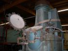 USED: Lodige Papenmeier mixer, 2000 liter capacity, 5' diameter x 12' high, stainless steel contact parts, jacketed, high shear mixer 750 to 1500 rpm, 100 hp drive, 575/60/3 volt, 18