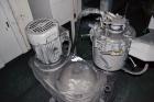 Used- Mitsui Miike High Intensity Mixer, Model FM20B, 20 Liter (0.70 Cubic Feet), Stainless Steel. Jacketed bowl 11-3/4