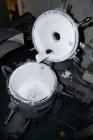 Used Mitsui Miike High Intensity Mixer, Model FM20B, 20 Liter (0.70 Cubic Feet), Stainless Steel. Jacketed bowl 11-3/4