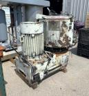 Used- Mitsui Miike 300 Liter High Intensity Mixer, Model FM300E. 790/395 RPM Blade Revolution, Driven by a 45/22 kW, 3/60/20...