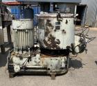 Used- Mitsui Miike 300 Liter High Intensity Mixer, Model FM300E. 790/395 RPM Blade Revolution, Driven by a 45/22 kW, 3/60/20...