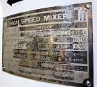 Used- Mitsui Miike 700 Liter High Intensity Mixer