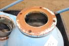 Used Mixaco High Intensity Container Mixer, Model CM 300 WA-D, Working Capacity 240 Liter, Total Capacity 300 Liter. Rotating mixing chamber approximate 28