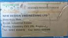 Used Stainless Steel NDE New Design Engineering Container Mixer