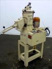 Used Papenmeier / Wellington Lab Size High Intensity Mixer, 8 Liter (0.28 Cubic Feet), Type TGAHK-8, Stainless Steel. Carbon steel jacketed bowl approximately  8-1/2
