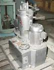 USED:Papenmeier high intensity mixer, model TGAHK8, .28 cu ft,8 liter capacity. Stainless steel jacketed bowl 8-1/2