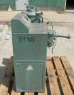 Used: Papenmeier lab size high intensity mixer, type TGHK20, 20 liter (.7 cubic feet), 316 stainless steel. Carbon steel jacketed bowl 10 1/2'' diameter x 14'' deep. Hinged top cover with baffle, (2)...
