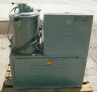 Used: Papenmeier lab size high intensity mixer, type TGHK20, 20 liter (.7 cubic feet), 316 stainless steel. Carbon steel jacketed bowl 10 1/2'' diameter x 14'' deep. Hinged top cover with baffle, (2)...