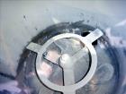 Used Papenmier High Intensity Mixer, 200 Liter (7 Cubic Feet), Model TSAHK200, 316 Stainless Steel. Carbon steel jacketed bowl approximate 24