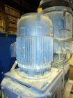 Used Papenmier High Intensity Mixer, 200 Liter (7 Cubic Feet), Model TSAHK200, 316 Stainless Steel. Carbon steel jacketed bowl approximate 24