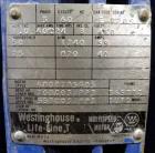 Used Papenmier High Intensity Mixer, 200 Liter (7 Cubic Feet), Model TSAHK200, 316 Stainless Steel. Carbon steel jacketed bowl approximate 24