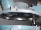 USED: Papenmeier 1000 liter high intensity mixer, machine number 2838,type TSAHK, 1971. Jacketed bowl, flush mount pneumatic dischargevalve. Pneumatically operated top door, swings away, with baffle....