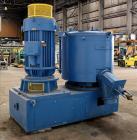 Used Prodex/Henschel High Intensity Mixer, 1000 Liter, 35 Cubic Feet Capacity, Model 250-JSS, 316 Stainless Steel. Carbon steel jacketed bowl 46'' diameter x 38'' deep. Swing away top cover, 2 tier b...