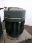 Used Prodex High Intensity Mixer, Model 60JSS, 304 Stainless Steel. Approximate working capacity 170 liters 6 cubic feet (240 liter 8.5 cubic feet total). Carbon steel jacketed bowl 30