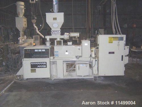 Unused-65mm/55mm Cincinnati Milacron PVC Pipe Co-Extrusion Line.