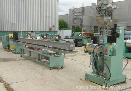 Used (1) Conair puller, model 3-20P, 3" wide x 20" long manually adjustable belts, serial #72139. (1) Conair portable chiller, model MPA-3, 3.64 tons, air cooled, includes PC-1 microprocessor control...