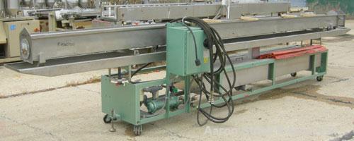 Used (1) Conair puller, model 3-20P, 3" wide x 20" long manually adjustable belts, serial #72139. (1) Conair portable chiller, model MPA-3, 3.64 tons, air cooled, includes PC-1 microprocessor control...