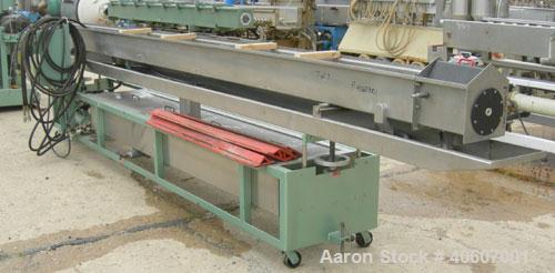 Used (1) Conair puller, model 3-20P, 3" wide x 20" long manually adjustable belts, serial #72139. (1) Conair portable chiller, model MPA-3, 3.64 tons, air cooled, includes PC-1 microprocessor control...