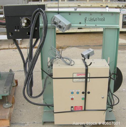 Used (1) Conair puller, model 3-20P, 3" wide x 20" long manually adjustable belts, serial #72139. (1) Conair portable chiller, model MPA-3, 3.64 tons, air cooled, includes PC-1 microprocessor control...