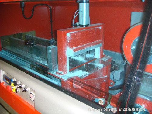Used Friul Filiere Omega 60 S-Line Extrusion Line consisting of: (1) Omega 60 single screw extruder, 2.36" (60 mm) screw, L/D 25. (1) Automatic pellet feeding unit. (1) Extrusion tool for panel profi...