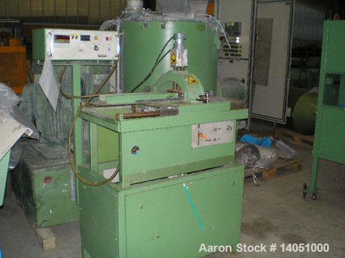 Used IDE Co-Extrusion Line. (1) IDE ME-60/3 single screw extruder, 2.4" (60 mm), 25 L/D, 32 hp/24 kW DC motor, output approximately 132 lbs/h (60 kg/h), with hopper. (1) IDE MEB-45/4x25D co-extruder ...