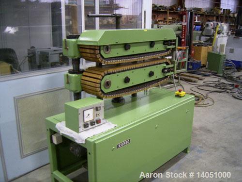 Used IDE Co-Extrusion Line. (1) IDE ME-60/3 single screw extruder, 2.4" (60 mm), 25 L/D, 32 hp/24 kW DC motor, output approximately 132 lbs/h (60 kg/h), with hopper. (1) IDE MEB-45/4x25D co-extruder ...