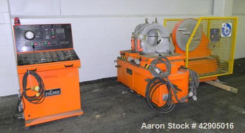 Used Ritmo Alfa 400 CTB TE PVC Pipe Welding Machine; Consisting of 1  Control Panel, Joint Table, Facer & heater, Approx. 16" Max. Pipe Dia., 480V, 60hz. Includes Assorted Jaws & Inserts for Machine.