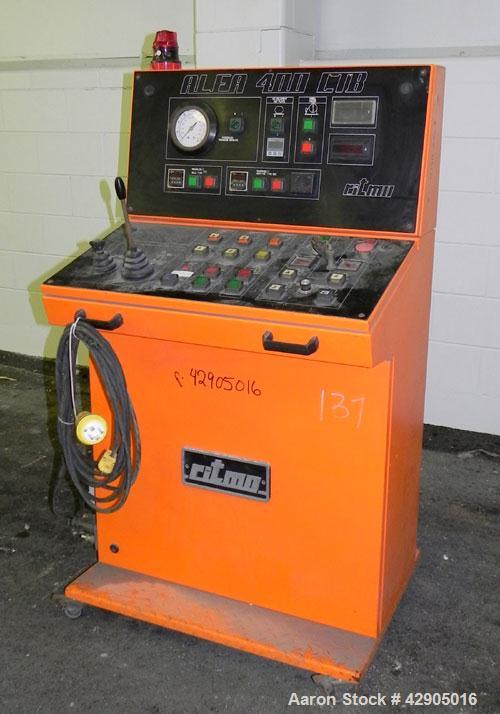 Used Ritmo Alfa 400 CTB TE PVC Pipe Welding Machine; Consisting of 1  Control Panel, Joint Table, Facer & heater, Approx. 16" Max. Pipe Dia., 480V, 60hz. Includes Assorted Jaws & Inserts for Machine.