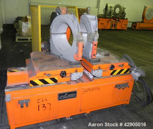 Used Ritmo Alfa 400 CTB TE PVC Pipe Welding Machine; Consisting of 1  Control Panel, Joint Table, Facer & heater, Approx. 16" Max. Pipe Dia., 480V, 60hz. Includes Assorted Jaws & Inserts for Machine.