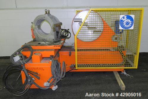 Used Ritmo Alfa 400 CTB TE PVC Pipe Welding Machine; Consisting of 1  Control Panel, Joint Table, Facer & heater, Approx. 16" Max. Pipe Dia., 480V, 60hz. Includes Assorted Jaws & Inserts for Machine.