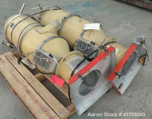 Used McNeil / NRM Profile Extrusion Line consisting of: (1) McNeil/NRM 4-1/2" single screw extruder, model 4.5 Pacemaker III32-1 RH/WC, 32 to 1 L/D ratio, electrically heated, water cooled non-vented...
