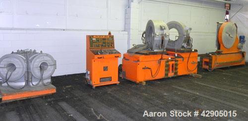 Used Ritmo Alfa 630 CTB PVC Pipe Welding Machine; Consisting of Control Panel, Joint Table, Facer & heater, Approx. 25" Max. Pipe Dia.,480V, 60hz. Includes Assorted Jaws & Inserts for Machine.