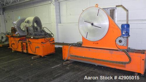 Used Ritmo Alfa 630 CTB PVC Pipe Welding Machine; Consisting of Control Panel, Joint Table, Facer & heater, Approx. 25" Max. Pipe Dia.,480V, 60hz. Includes Assorted Jaws & Inserts for Machine.
