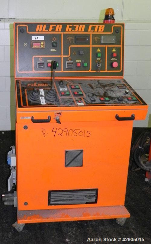 Used Ritmo Alfa 630 CTB PVC Pipe Welding Machine; Consisting of Control Panel, Joint Table, Facer & heater, Approx. 25" Max. Pipe Dia.,480V, 60hz. Includes Assorted Jaws & Inserts for Machine.
