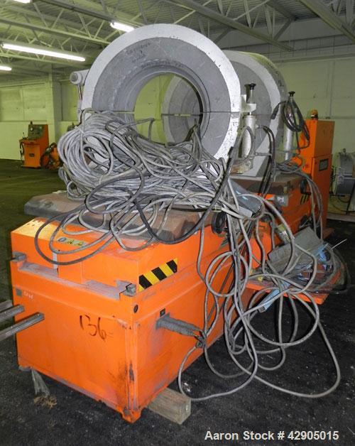 Used Ritmo Alfa 630 CTB PVC Pipe Welding Machine; Consisting of Control Panel, Joint Table, Facer & heater, Approx. 25" Max. Pipe Dia.,480V, 60hz. Includes Assorted Jaws & Inserts for Machine.