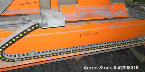 Used Ritmo Alfa 630 CTB PVC Pipe Welding Machine; Consisting of Control Panel, Joint Table, Facer & heater, Approx. 25" Max. Pipe Dia.,480V, 60hz. Includes Assorted Jaws & Inserts for Machine.