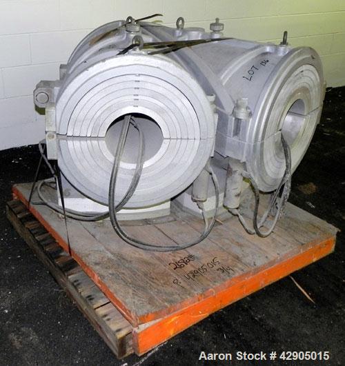 Used Ritmo Alfa 630 CTB PVC Pipe Welding Machine; Consisting of Control Panel, Joint Table, Facer & heater, Approx. 25" Max. Pipe Dia.,480V, 60hz. Includes Assorted Jaws & Inserts for Machine.
