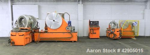 Used Ritmo Alfa 630 CTB PVC Pipe Welding Machine; Consisting of Control Panel, Joint Table, Facer & heater, Approx. 25" Max. Pipe Dia.,480V, 60hz. Includes Assorted Jaws & Inserts for Machine.
