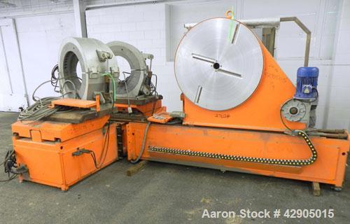 Used Ritmo Alfa 630 CTB PVC Pipe Welding Machine; Consisting of Control Panel, Joint Table, Facer & heater, Approx. 25" Max. Pipe Dia.,480V, 60hz. Includes Assorted Jaws & Inserts for Machine.