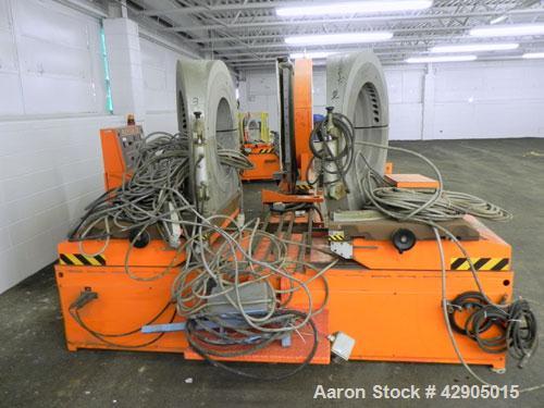 Used Ritmo Alfa 630 CTB PVC Pipe Welding Machine; Consisting of Control Panel, Joint Table, Facer & heater, Approx. 25" Max. Pipe Dia.,480V, 60hz. Includes Assorted Jaws & Inserts for Machine.