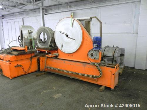 Used Ritmo Alfa 630 CTB PVC Pipe Welding Machine; Consisting of Control Panel, Joint Table, Facer & heater, Approx. 25" Max. Pipe Dia.,480V, 60hz. Includes Assorted Jaws & Inserts for Machine.