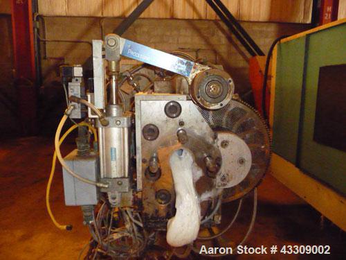 Used PTI 4.5" Trident Series Extruder, Model 4500, 48 to 1 L/D ratio. (7) Zone, electrically heated, water cooled, closed loop, non-vented barrel. Previously used for PE foam extrusion. Flender gearb...