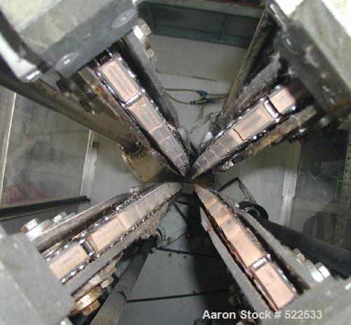 USED: Reifenhauser/Krauss Maffei pipe extrusion line for PE pipe max 6-1/4" (160mm) diameter consisting of: (1) Reifenhauser single screw extruder, type HR338-1-70-25. 70mm, 25:1 L/D. Electrically he...