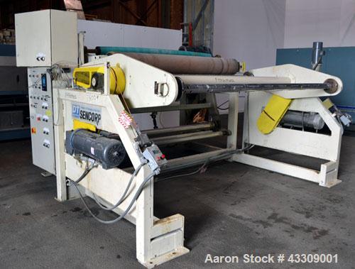 Used Sencorp Systems 120/150 Tandem Foam Processing Line Consisting Of: (1) Davis Standard 4-1/2” Thermatic single screw extruder, model 120MM45, serial# 57112. Approximate 32 to 1 L/D ratio. Electri...