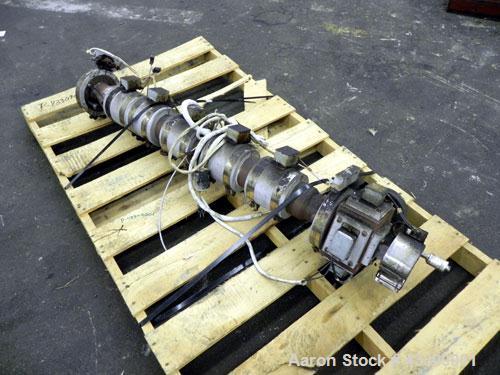 Used Sencorp Systems 120/150 Tandem Foam Processing Line Consisting Of: (1) Davis Standard 4-1/2” Thermatic single screw extruder, model 120MM45, serial# 57112. Approximate 32 to 1 L/D ratio. Electri...
